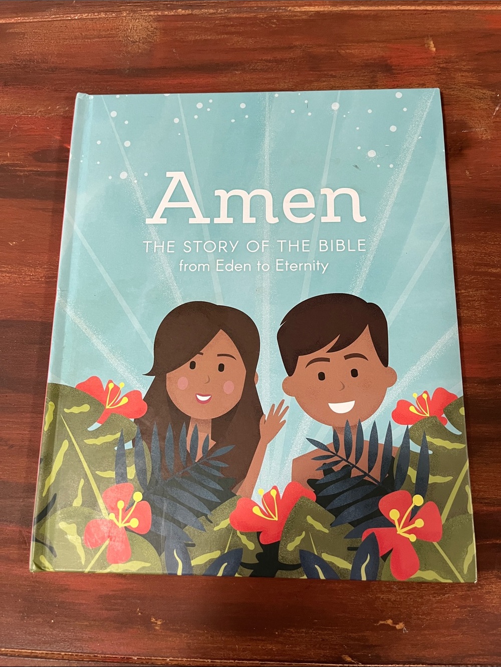 Amen: The Story of the Bible Kids Book - Blue Cover